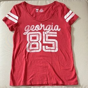 Red Georgia 85 Women's Short Sleeve Tee
